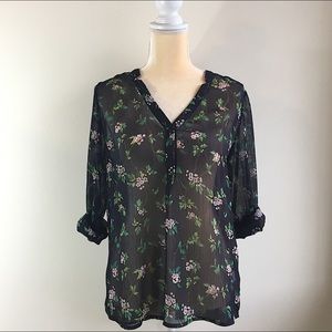 NWOT Spring Floral Blouse